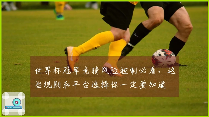 世界杯冠军竞猜风险控制必看，这些规则和平台选择你一定要知道